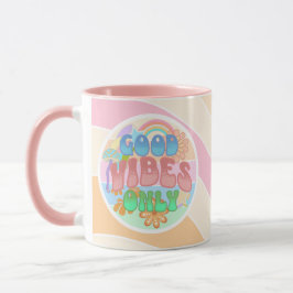 Alleen Goede Vibes | Retro Vintage Mok