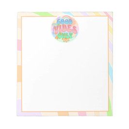 Alleen Goede Vibes | Retro Vintage Notitieblok