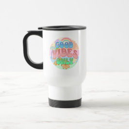 Alleen Goede Vibes | Retro Vintage Reisbeker