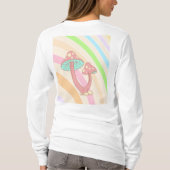 Alleen goede vibes | Retro Vintage T-shirt (Achterkant)