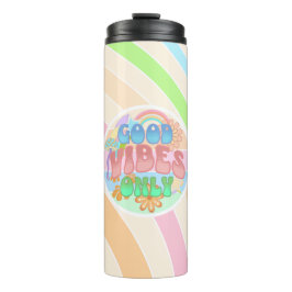 Alleen Goede Vibes | Retro Vintage Thermosbeker