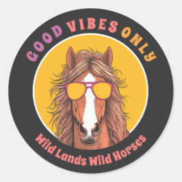 Alleen Goede Vibes - Rivier Ronde Sticker