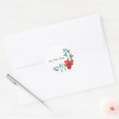 ALLEEN GOEDE VIBES RONDE STICKER (Envelop)