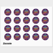 Alleen Goede Vibes Ronde Sticker (Vel)