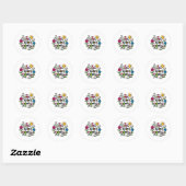 Alleen Goede Vibes Ronde Sticker (Vel)