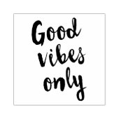 Alleen goede vibes rubberstempel (Afrduk)
