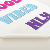 Alleen Goede Vibes Sherpa Deken (3/4)