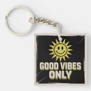 Alleen Goede Vibes Sleutelhanger