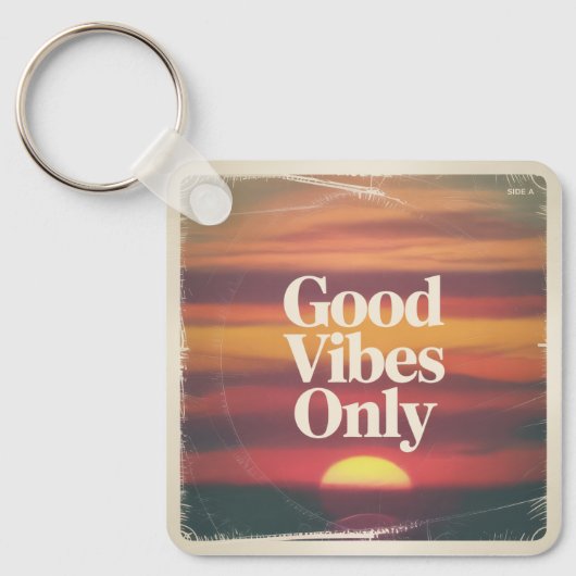Alleen Goede Vibes Sleutelhanger (Voorkant)
