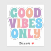 Alleen Goede Vibes Sticker (Vel)