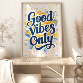 Alleen goede vibes: Sunshine Wall Art Print