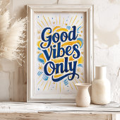 Alleen goede vibes: Sunshine Wall Art Print