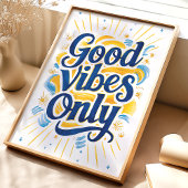 Alleen goede vibes: Sunshine Wall Art Print