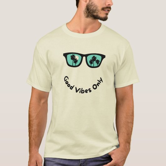 "Alleen goede vibes" T-shirt (Voorkant)