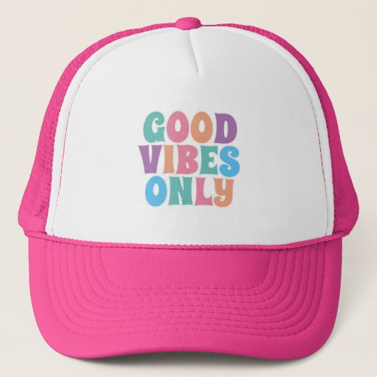 Alleen Goede Vibes Trucker Pet (Voorkant)