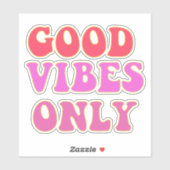 Alleen goede vibes - VSCO Girls Contour Sticker (Vel)