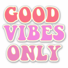 Alleen goede vibes - VSCO Girls Contour Sticker