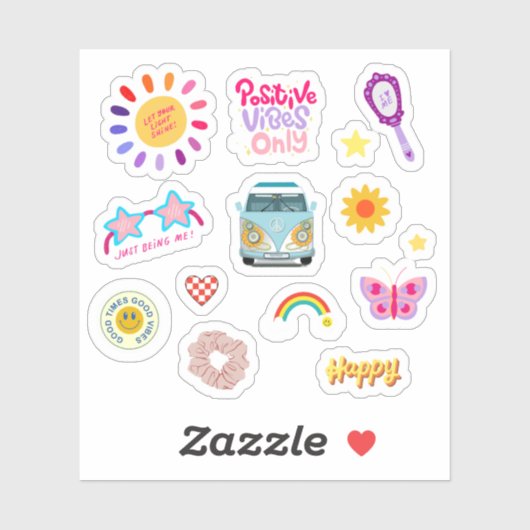 Alleen goede vibes - VSCO Pack van Sticker (Vel)