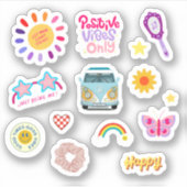 Alleen goede vibes - VSCO Pack van Sticker (Voorkant)