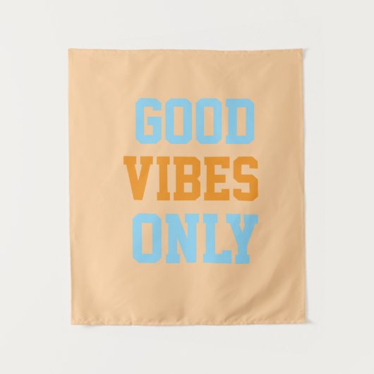 Alleen Goede Vibes Wandkleed (Voorkant)