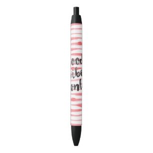 Alleen goede vibes zwarte inkt pen