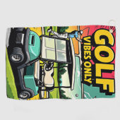 Alleen golfvibes golfhanddoek (Horizontaal)