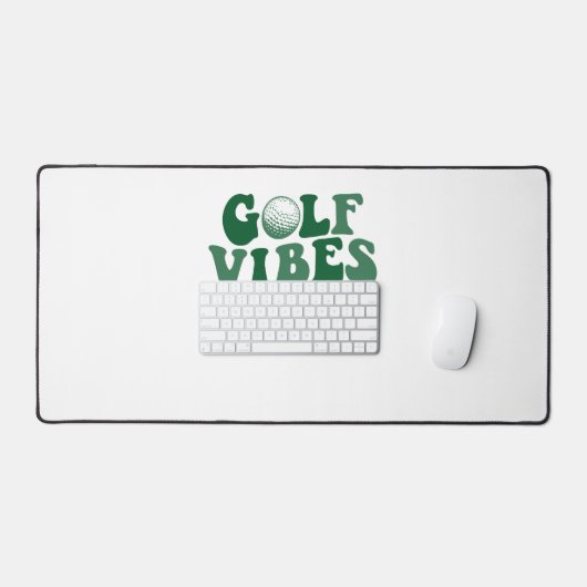 Alleen golfvibes, golfliefhebber bureaumat (Keyboard & Muis)