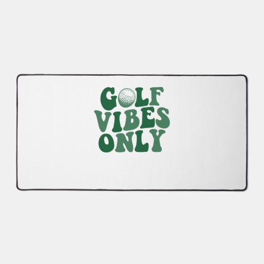Alleen golfvibes, golfliefhebber bureaumat (Voorkant)