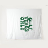 Alleen golfvibes, golfliefhebber wandkleed (Voorkant (horizontaal))