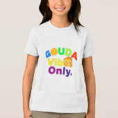 Alleen Gouda Vibes Tri-Blend Shirt (Voorkant)