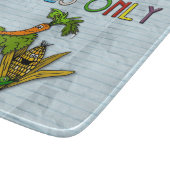 Alleen groenten - snijplank (Hoek)