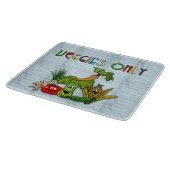 Alleen groenten - snijplank (Hoek)