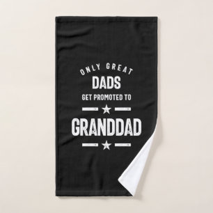 Alleen grote advertenties worden naar opa gepromoo handdoek