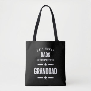 Alleen grote advertenties worden naar opa gepromoo tote bag