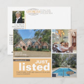 Alleen grote foto aangeboden aankondigingskaart (Voorkant / Achterkant)