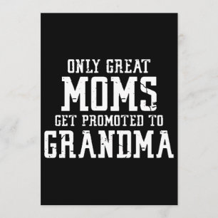 Alleen grote moeders worden gepromoveerd tot oma T Kaart