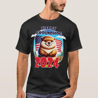 Alleen groundhog 4 t-shirt