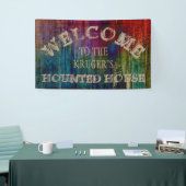 Alleen Grunge Texture vuil gekleurd + uw ideeën Spandoek (Beurs)