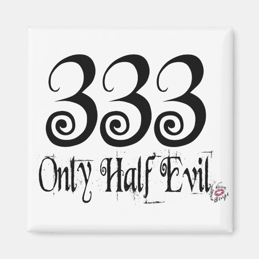 ALLEEN HALF EVIL MAGNEET (Voorkant)
