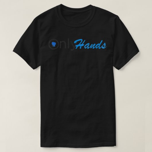 Alleen handen t-shirt (Design voorkant)