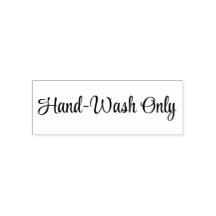 Alleen handmatig afwassen Stempel