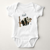 Alleen Hangin' Baby Bodysuit door Adiela Akoo (Voorkant)