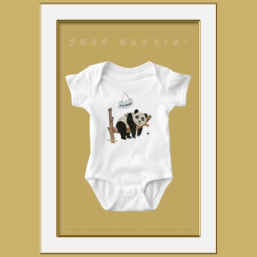 Alleen Hangin' Baby Bodysuit door Adiela Akoo