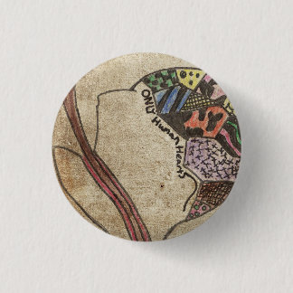 Alleen harten (B) Ronde Button 3,2 Cm