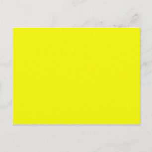 Alleen heldere, zonnige, gele kleurenproducten briefkaart
