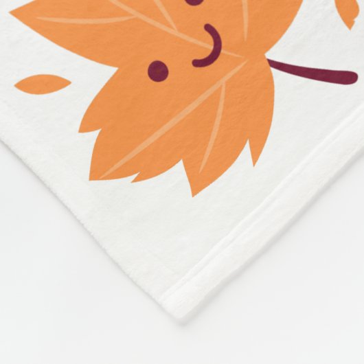 Alleen herfstenergie fleece deken (Hoek)