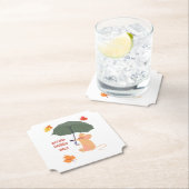 Alleen herfstenergie kartonnen onderzetters (Insitu)