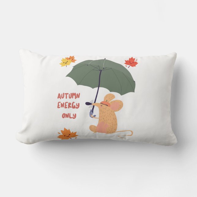 Alleen herfstenergie kussen (Voorkant)
