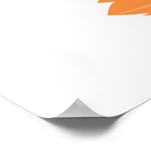 Alleen herfstenergie poster (Hoek)