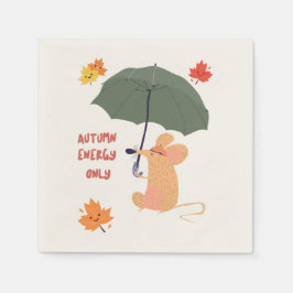 Alleen herfstenergie servet